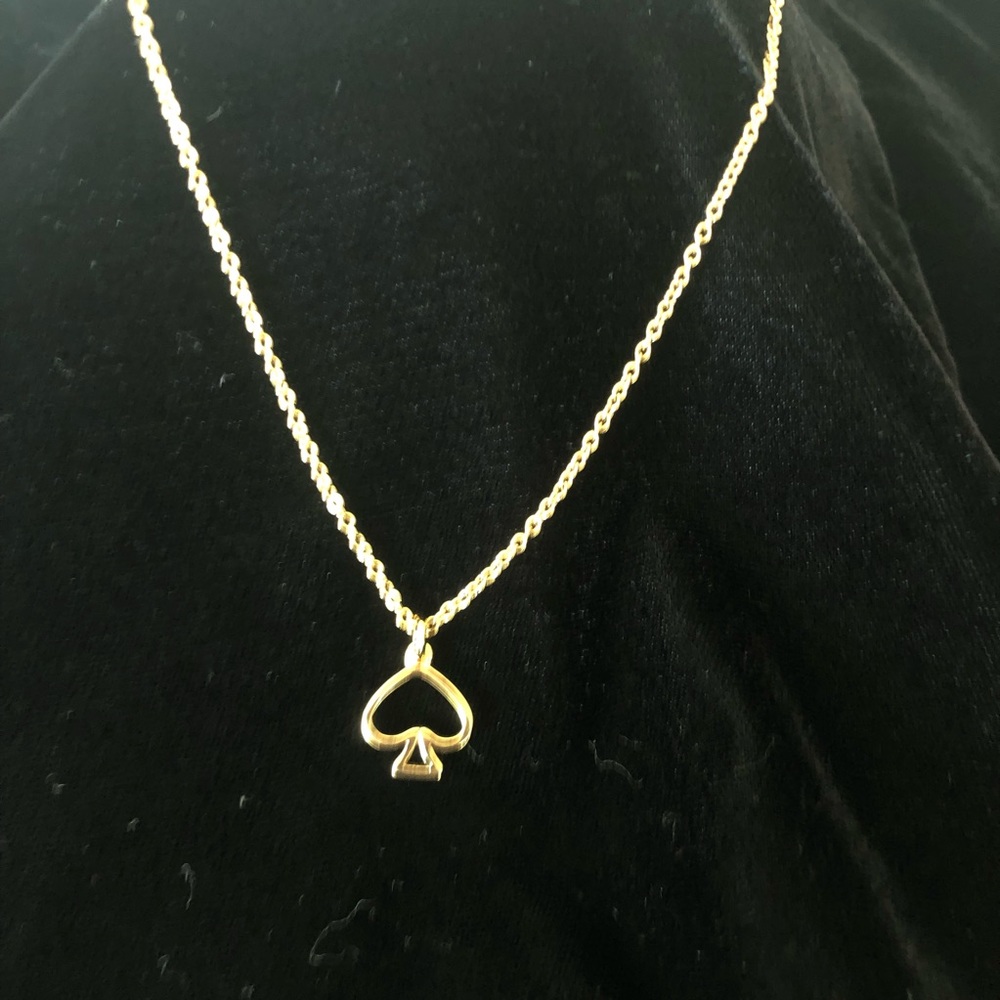 Kate Spade ♠️ Spade Necklace 15”-18” NWOT